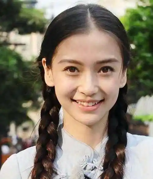 女星发型双麻花辫你最喜欢谁大爱热巴和杨幂