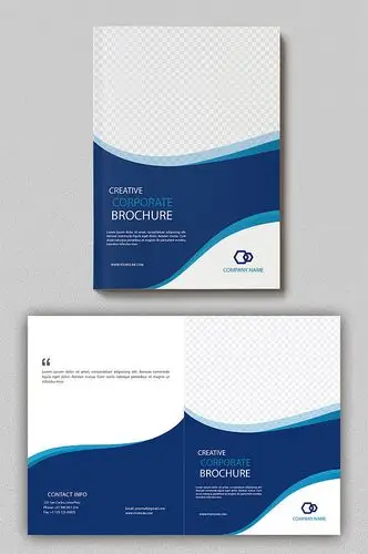 蓝色档案封面图片-蓝色档案封面设计素材-蓝色档案封面模板下载