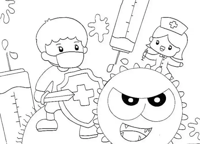 新冠肺炎防控知识手抄报 新冠肺炎加油手抄报图片