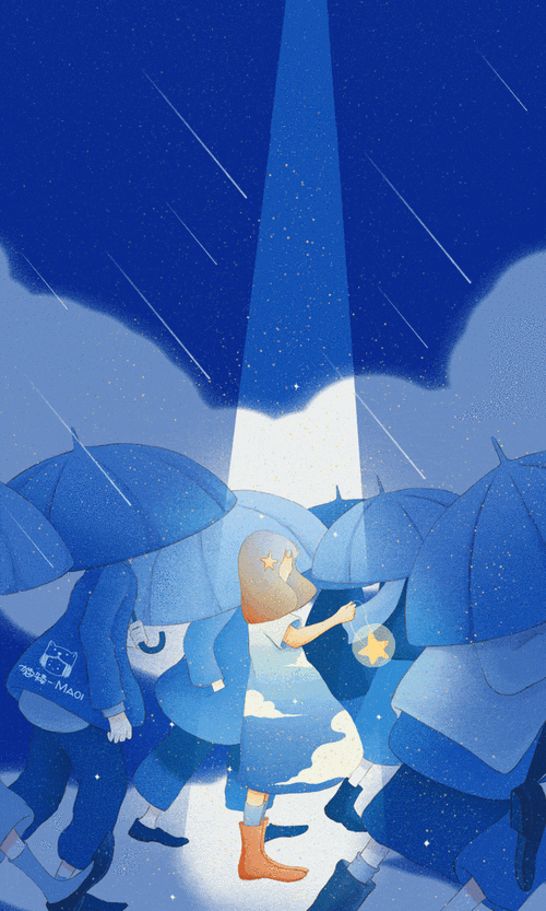 gif动态图 治愈 宇宙 星球 天空 梦幻男生 女神 蓝色系 动图壁纸转载