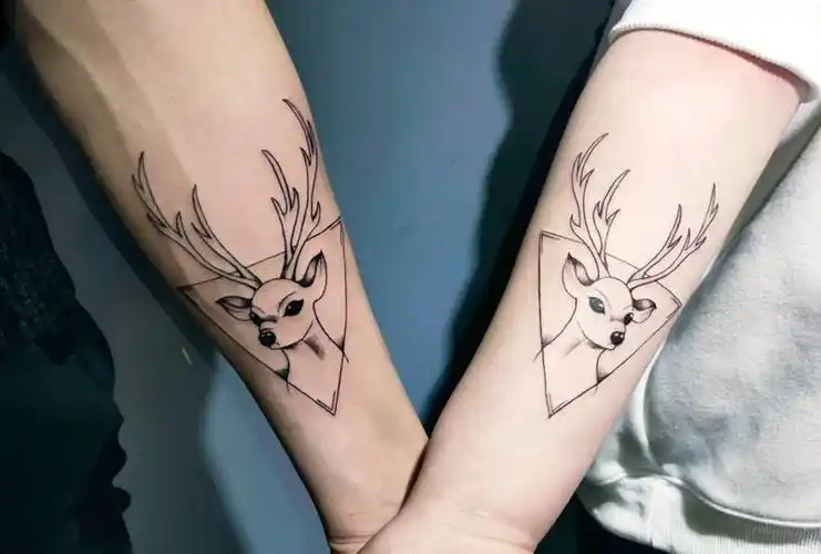 情侣纹身纹身图片_手臂纹身图案