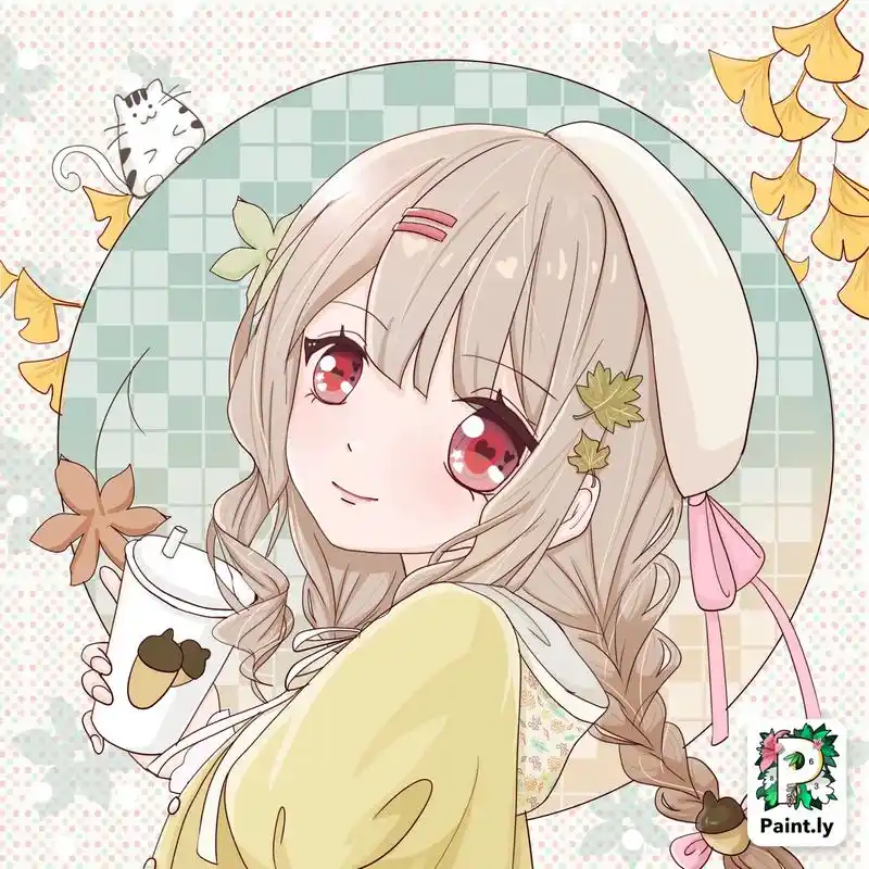 抖音馆方给我发了个仔漫画女孩