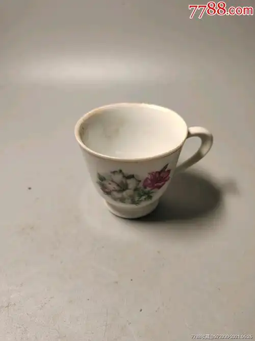 567瓷器70年代喇叭花小杯子一只4
