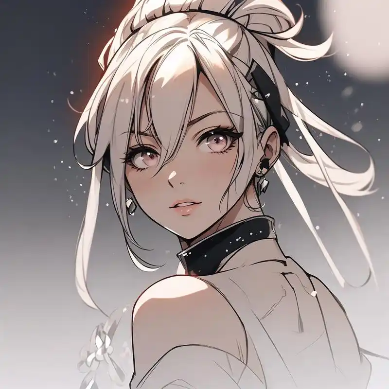 96漫画风丸子头头像96 哇～超可爱的丸子头漫画风格头像来啦!