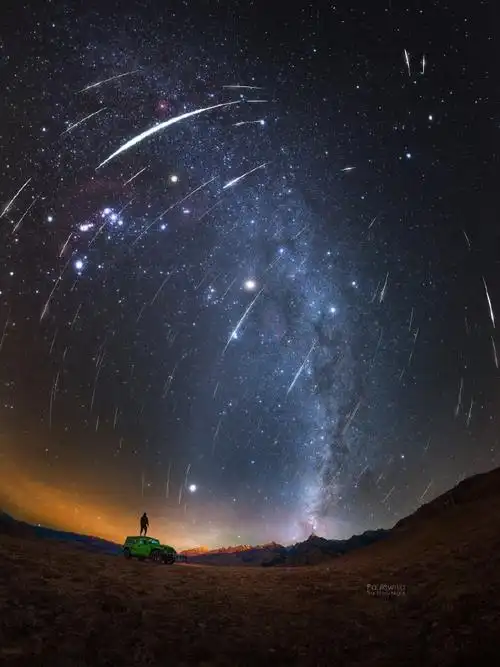 流星雨##双子座流星雨画面##双子座流星雨