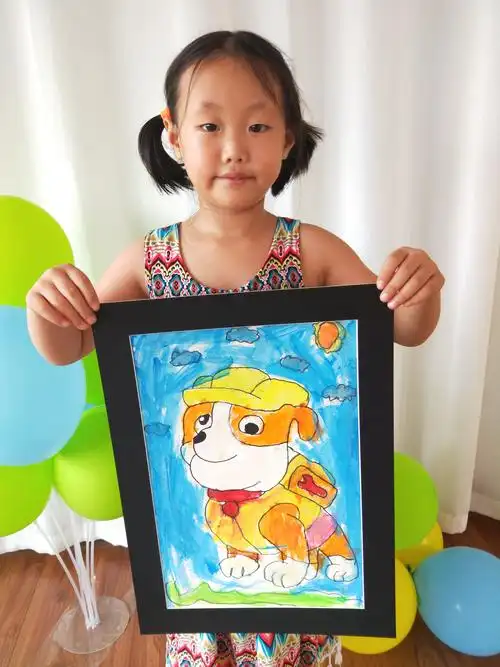 小画家:    宋蕙茹 水彩画作品——《小狗》