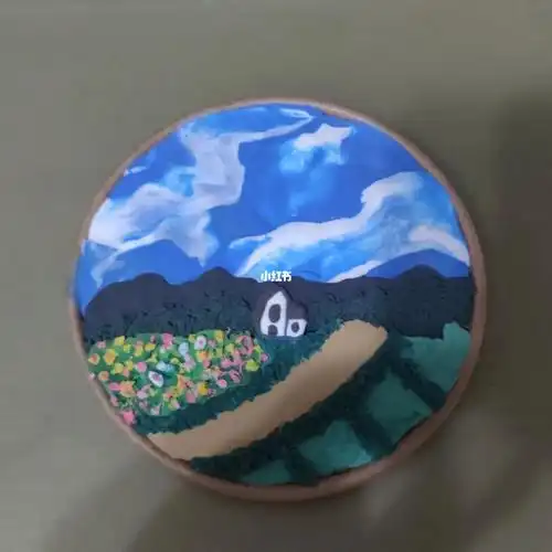 粘土风景画