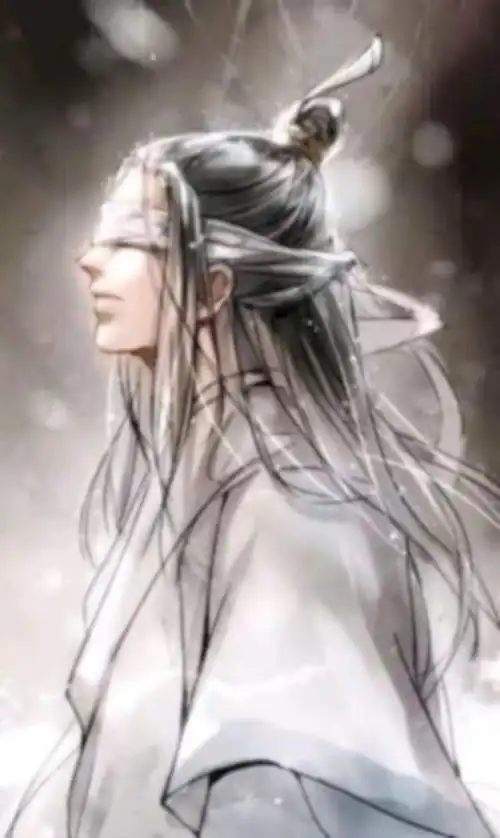 古风动漫蒙眼男生图片分享