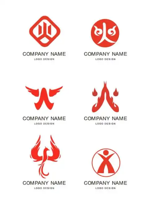 令彼征敛者迫之如火煎火字变形logo设计