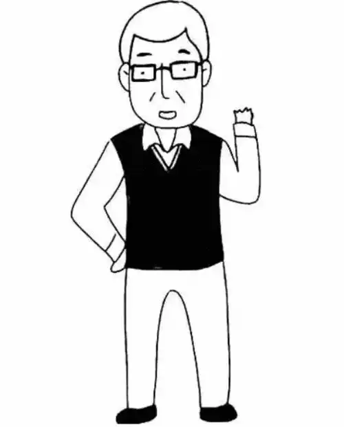 父亲人物简笔画图片_父亲人物儿童绘画图集