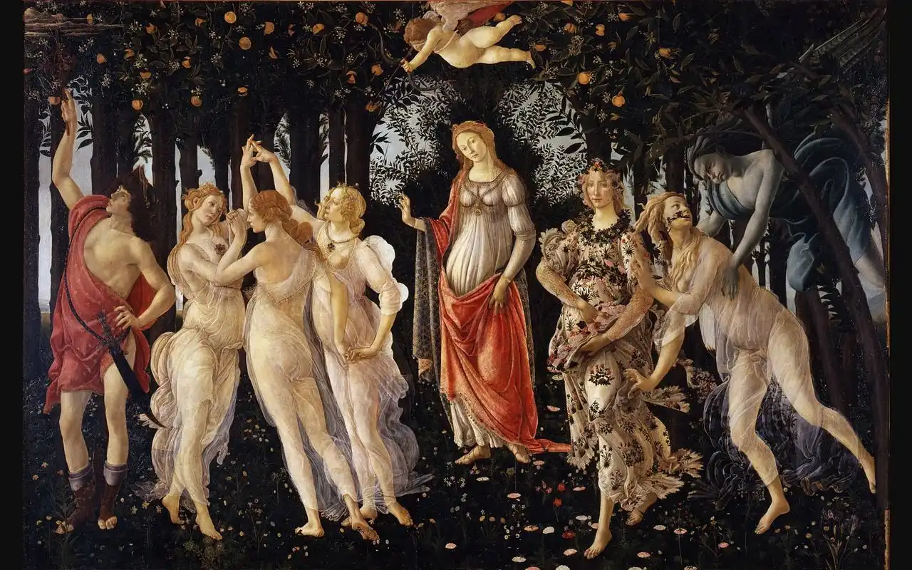 波提切利-春.la primavera 作者: sandro - 抖音