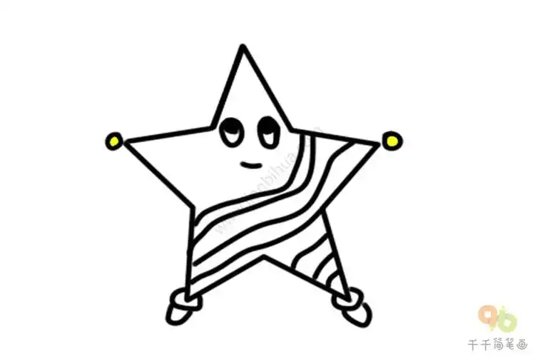教你画星星简笔画大全