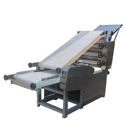 家明 仿手工大型饺子皮机全自动双排饺子皮成型机商用饺子皮机器