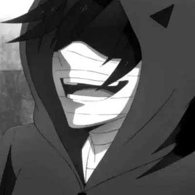 沈言帅气黑白伤感动漫男头