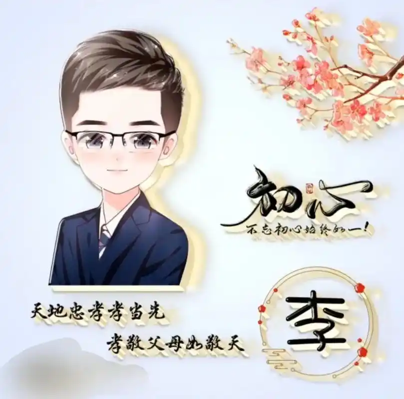 姓氏头像 #李  - 抖音