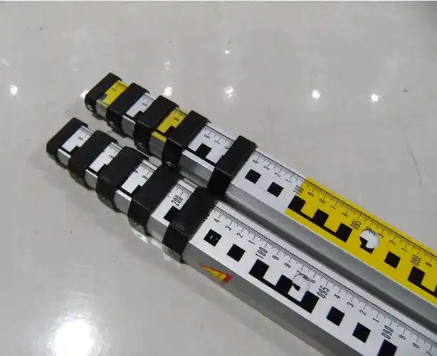 水准仪测量塔尺铝合金标尺5米塔尺双面可伸缩刻度标尺测量工具