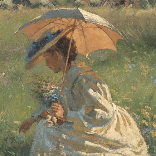 唯美的油画头像_调和_颜料_欧洲