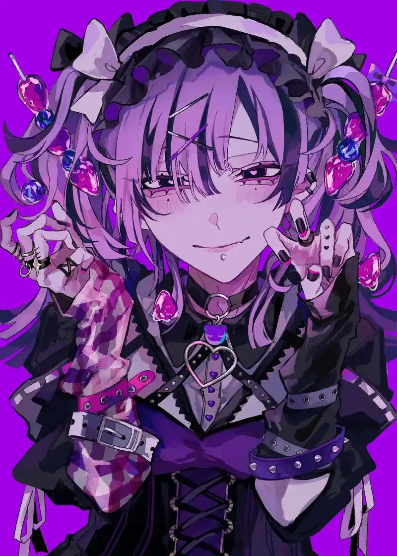 紫色病娇系列no.24期#二次元壁纸 #日常 #壁纸分享 # - 抖音