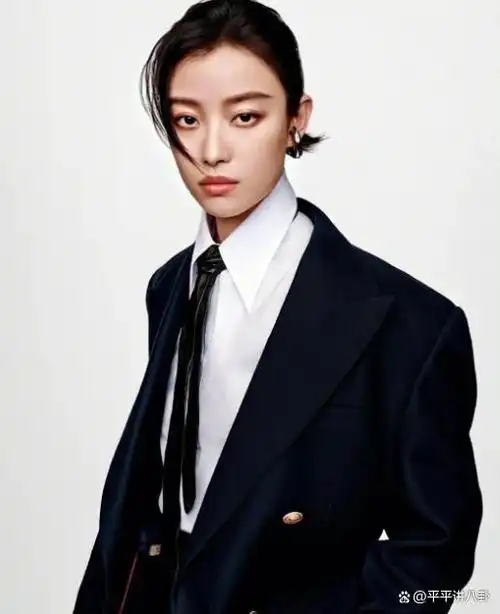 倪妮惊艳亮相!西装靓照散发都市魅力,纤细大长腿让人羡慕不已!