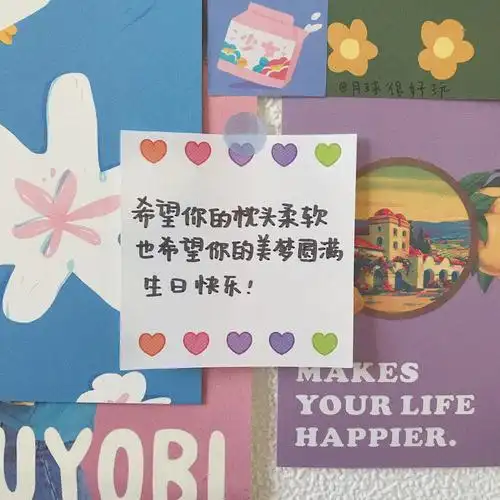 生日文案 背景图 朋友圈说说配图