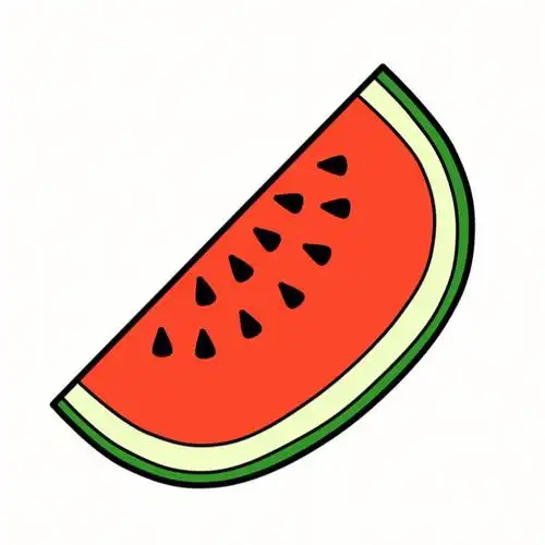 绘画小课堂大西瓜简笔画分享