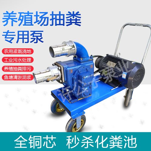泽洋强力抽粪泵养殖场专用吸猪粪机家用化粪池清理自吸排污泥浆泵
