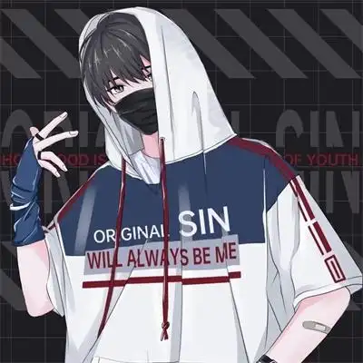 动漫帅气男头像冷酷霸气温柔治愈男生动漫头像干净