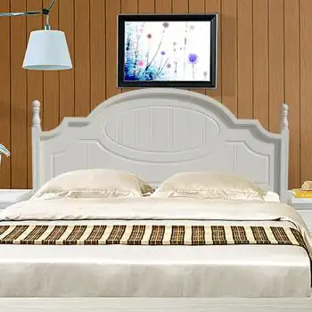 床头板双人简约现代靠背烤漆床头板欧式软包白色田园公主床屏 款式5