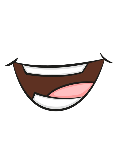 卡通嘴部设计图片