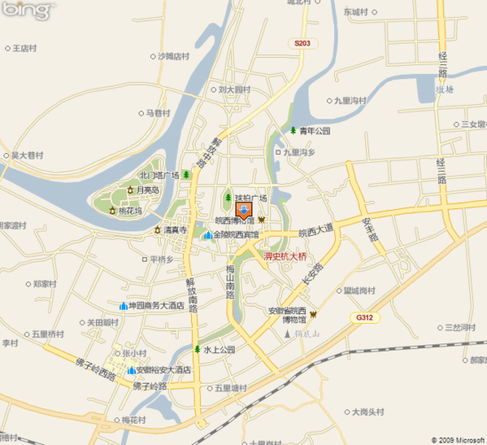 六安市金安区地图