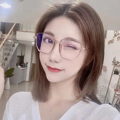 大框很好看素颜超轻近视眼镜