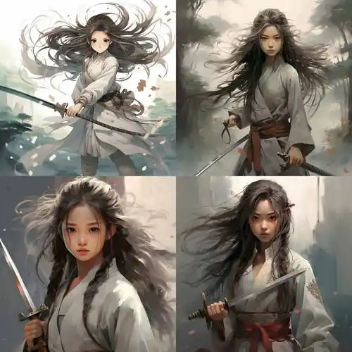 02|ai绘画教程:绘制出惊艳的武侠玄幻的风格插图