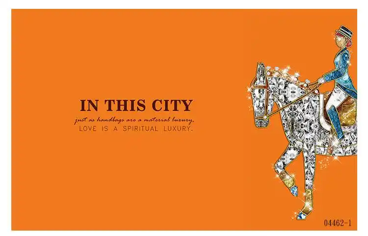 爱马仕橙色墙纸网红直播间背景墙壁纸北欧轻奢服装店客厅卧室墙布