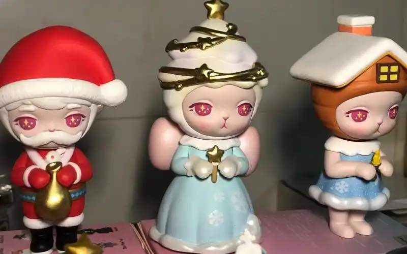 泡泡玛特bunny圣诞限量盲盒连拆/看看我和男友都拆到什么了吧/入坑