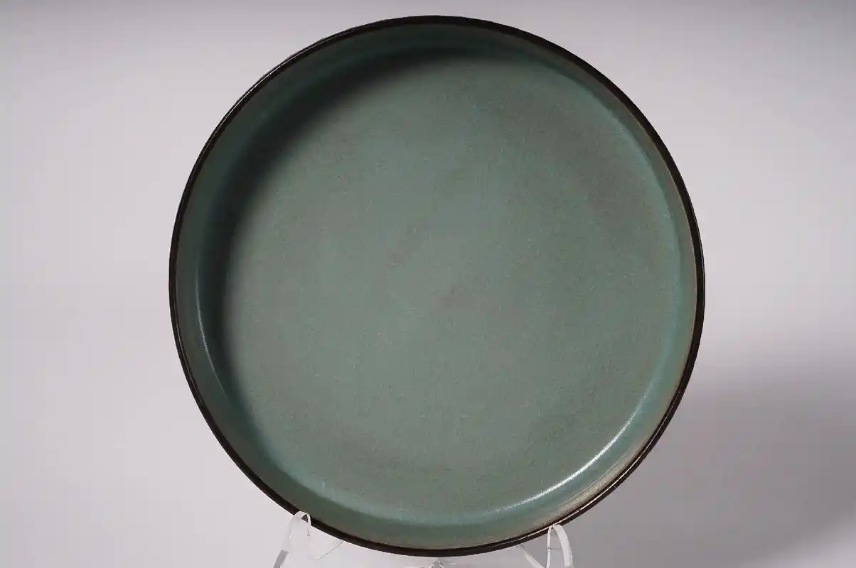 空明流光·宋瓷～君庭文化典藏.汝瓷青釉圆盘洗(回流) #君庭 - 抖音