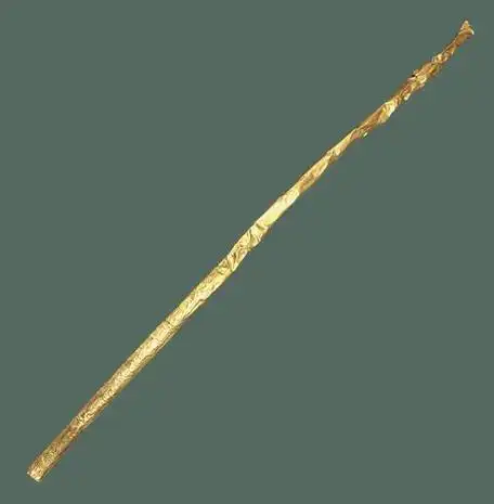 金杖(商代)三星堆博物馆藏.(图片来源:三星堆博物馆)