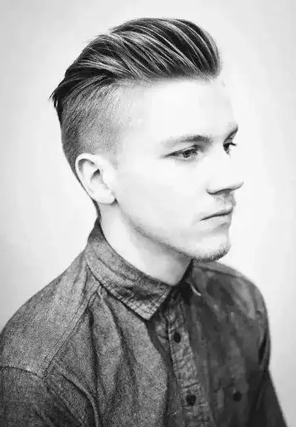 大脸美式复古油头,型男范春季(3)