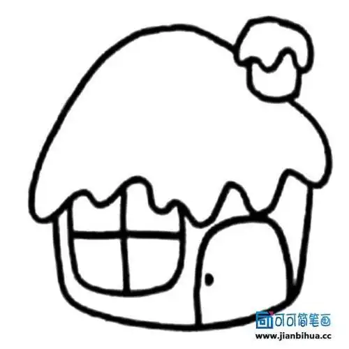 可爱小房子简笔画图片可爱小房子简笔画图片大全