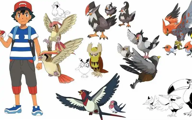 精灵宝可梦傻东西的家门鸟