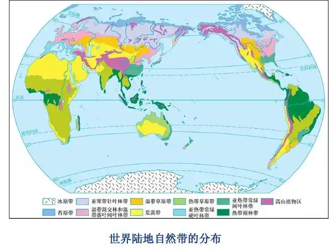 人教版必修一自然地理环境的差异性课件(高三第一轮复习用)答案ppt