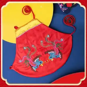 红色婴儿五毒肚兜宝宝裹肚新生幼儿童护肚子夏季小孩兜兜纯棉薄款