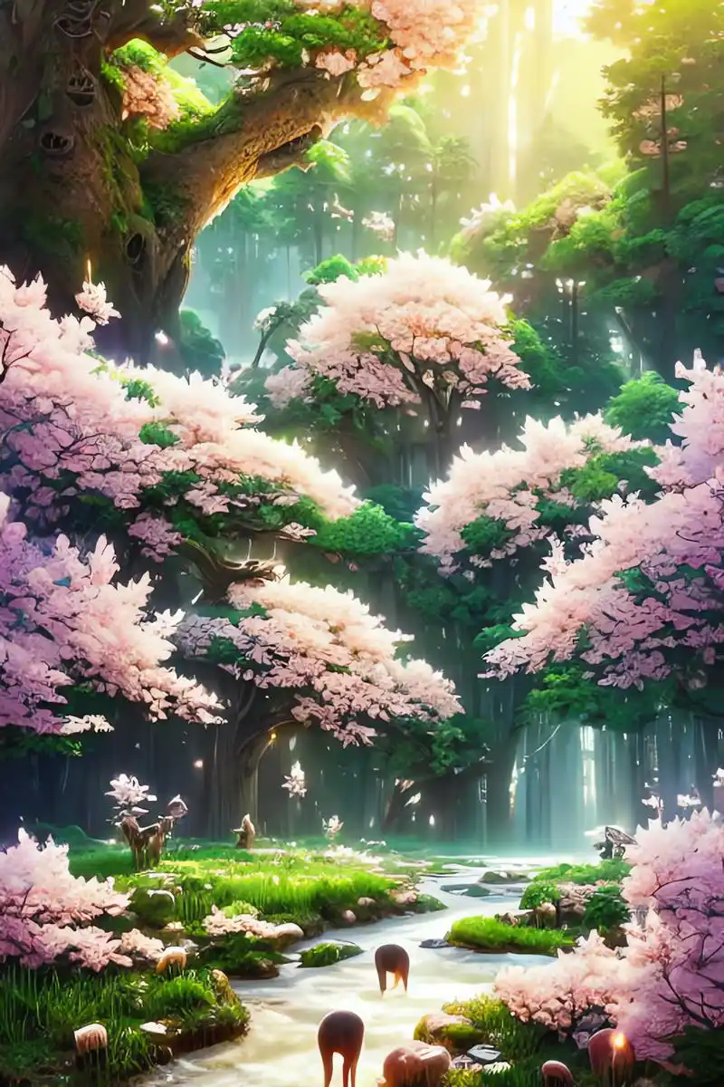 高清唯美的手机壁纸·梦幻森林