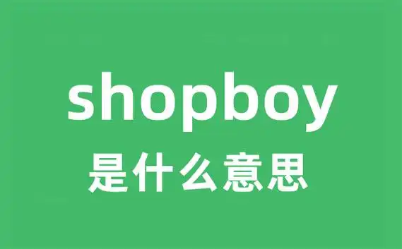 shopboy是什么意思_shopboy怎么读_中文翻译是什么?_学习力
