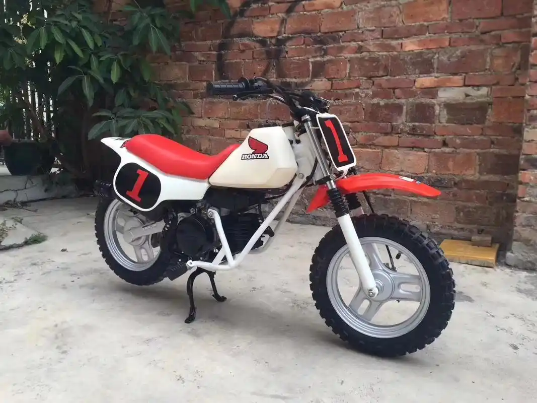 实拍本田50cc迷你越野车qr50!