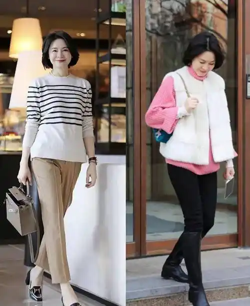女人一旦过了50岁,少穿"老人装"吧,多学她这样穿,优雅有气质_时尚