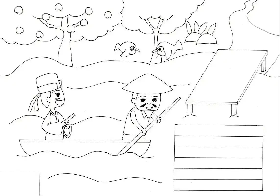 手抄报 #绘画 #诗配图 #三衢道中诗配图 - 抖音