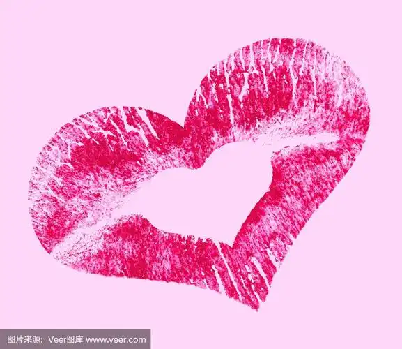 心形唇吻