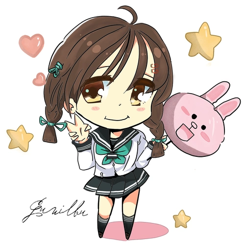 q版人物肖像|动漫|单幅漫画|guuuuuuuuuuuu_原创作品-站酷zcool