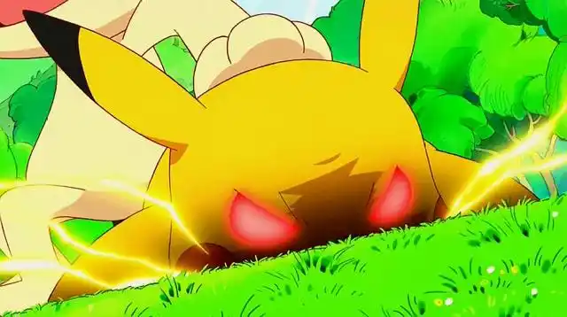 神奇宝贝:只要皮卡丘生气,周围的神奇宝贝:全部都要遭殃