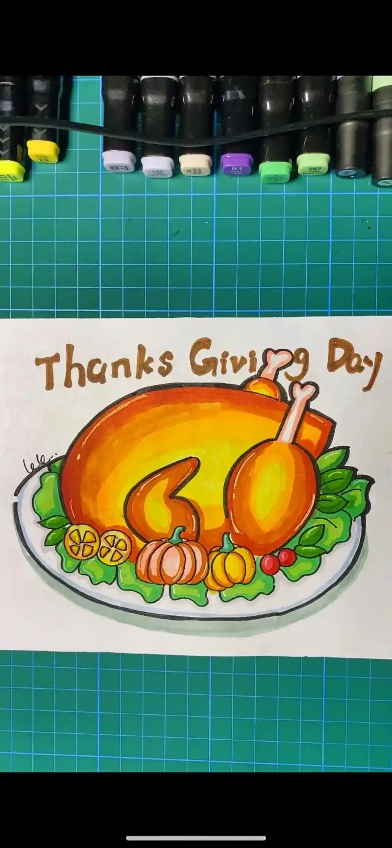 今天是感恩节哟#简笔画 #画画 #一起学画画 #图文来了 # - 抖音